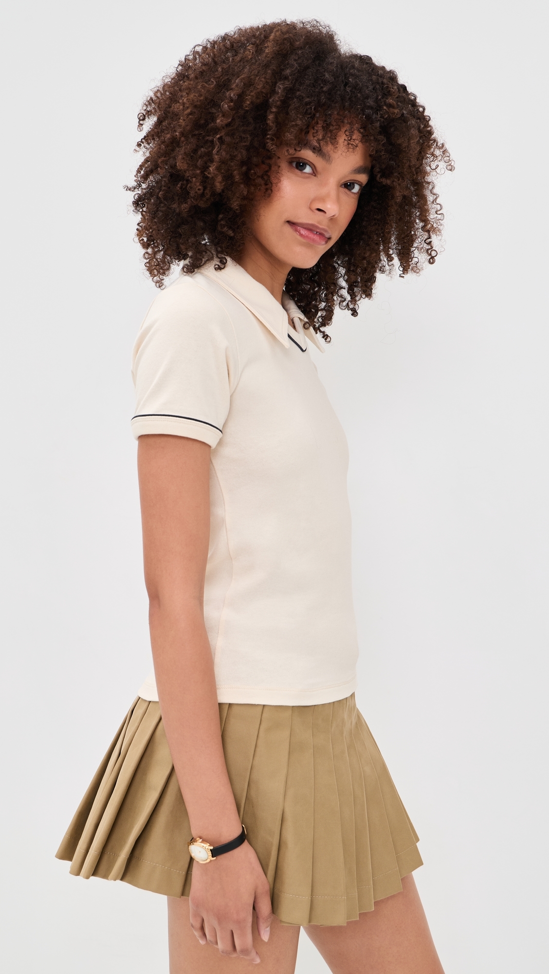 Charlie Top Off White