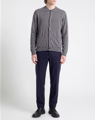 Man Cardigan Grey Size 36 Cashmere