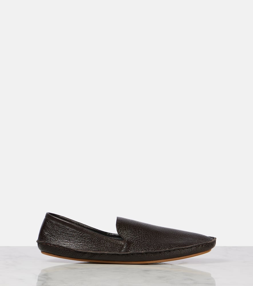 The Row Vasko leather loafers