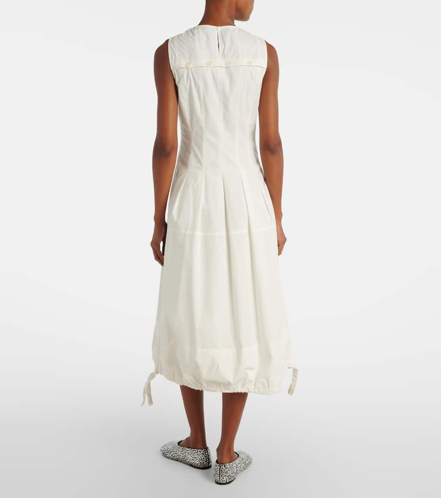 Marley cotton poplin midi dress