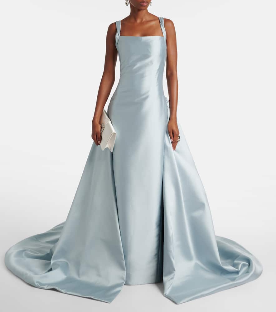 Satin gown