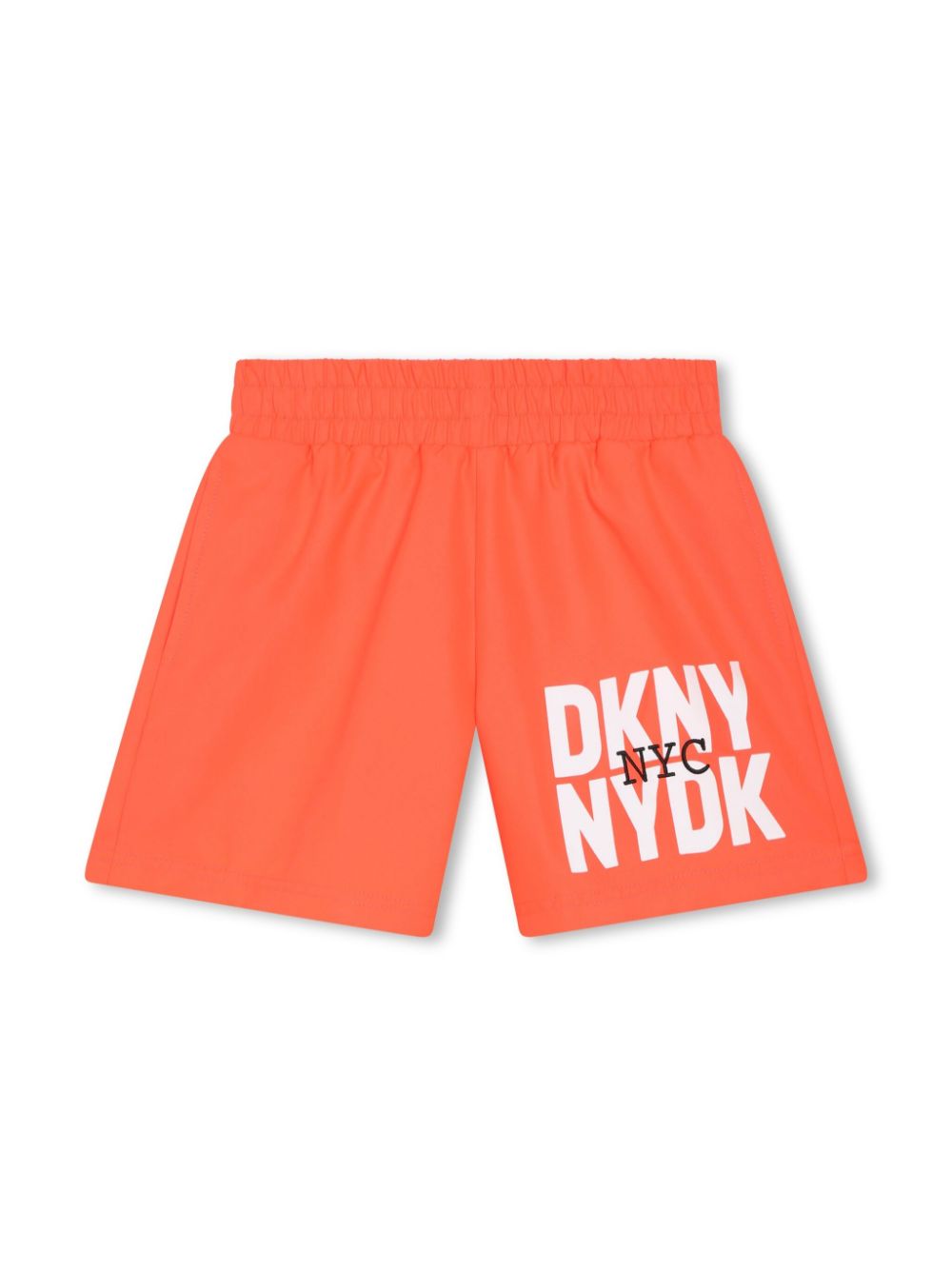 Logo-print swim shorts - Orange