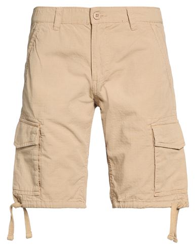 Man Shorts & Bermuda Shorts Camel Size XS Cotton