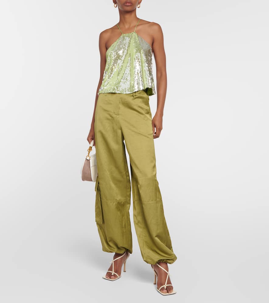 Slouchy Coolness hemp-blend cargo pants