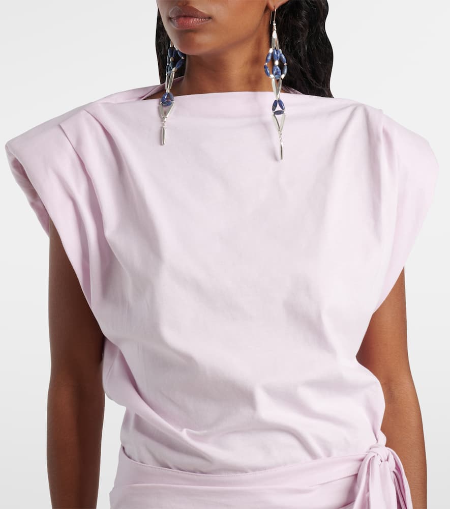 Marielle cotton jersey minidress