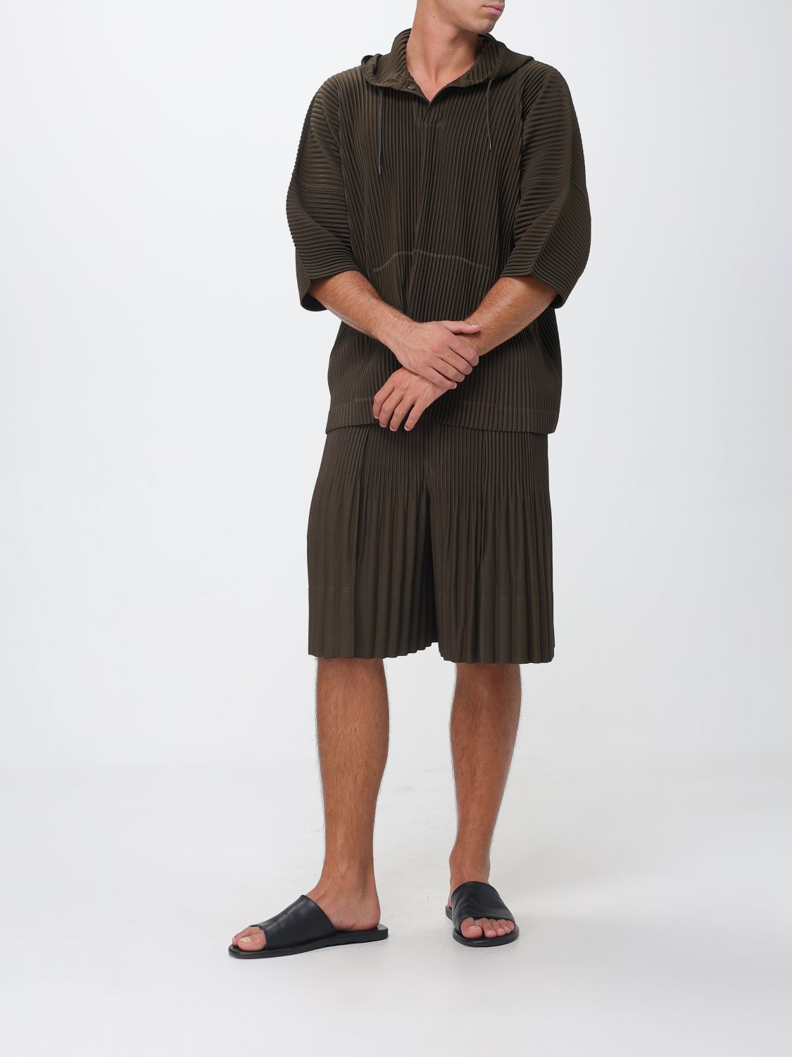 Polo Shirt Men color Brown