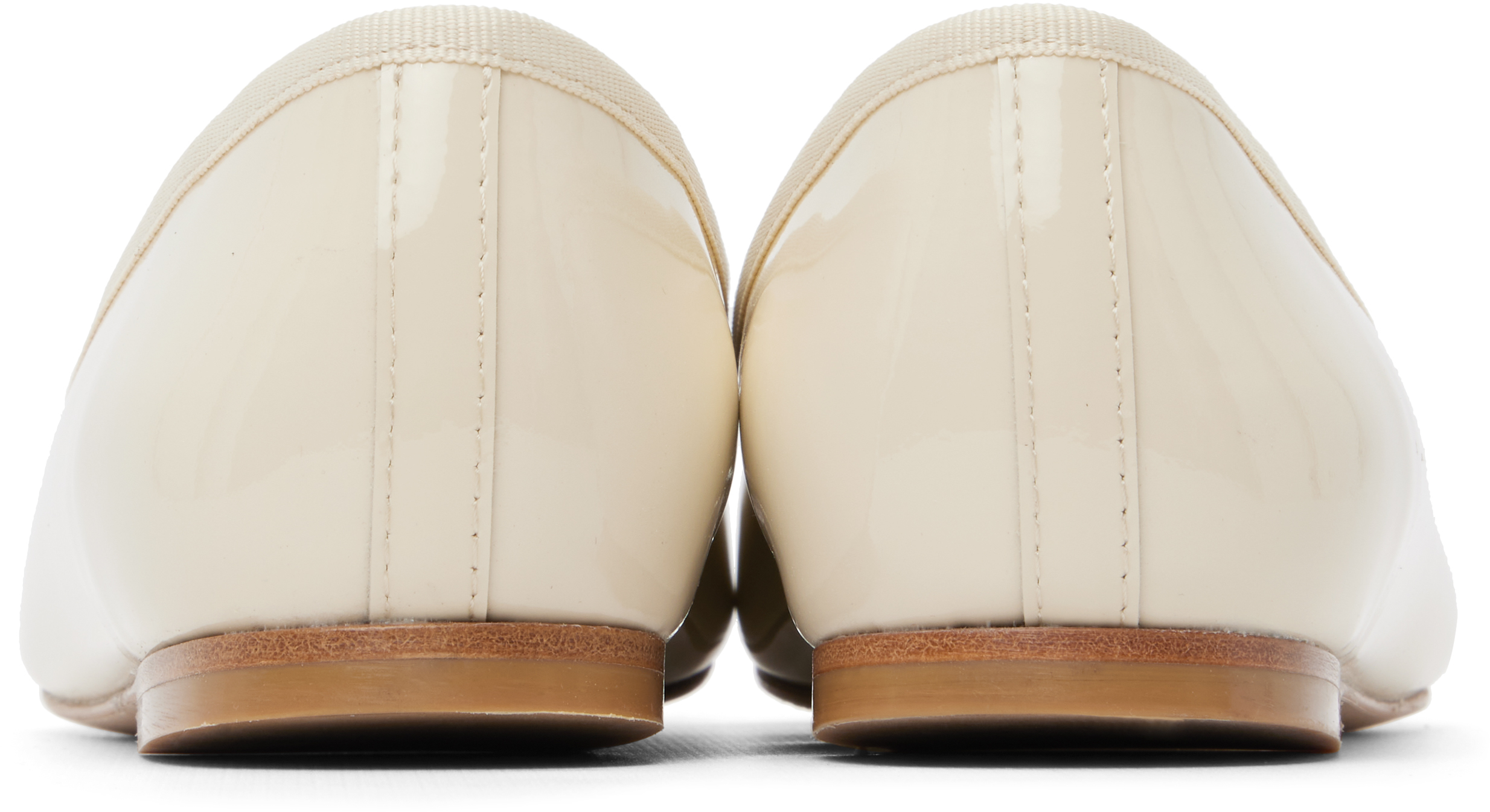 Off-White Cendrillon Pointed-Toe Ballerina Flats