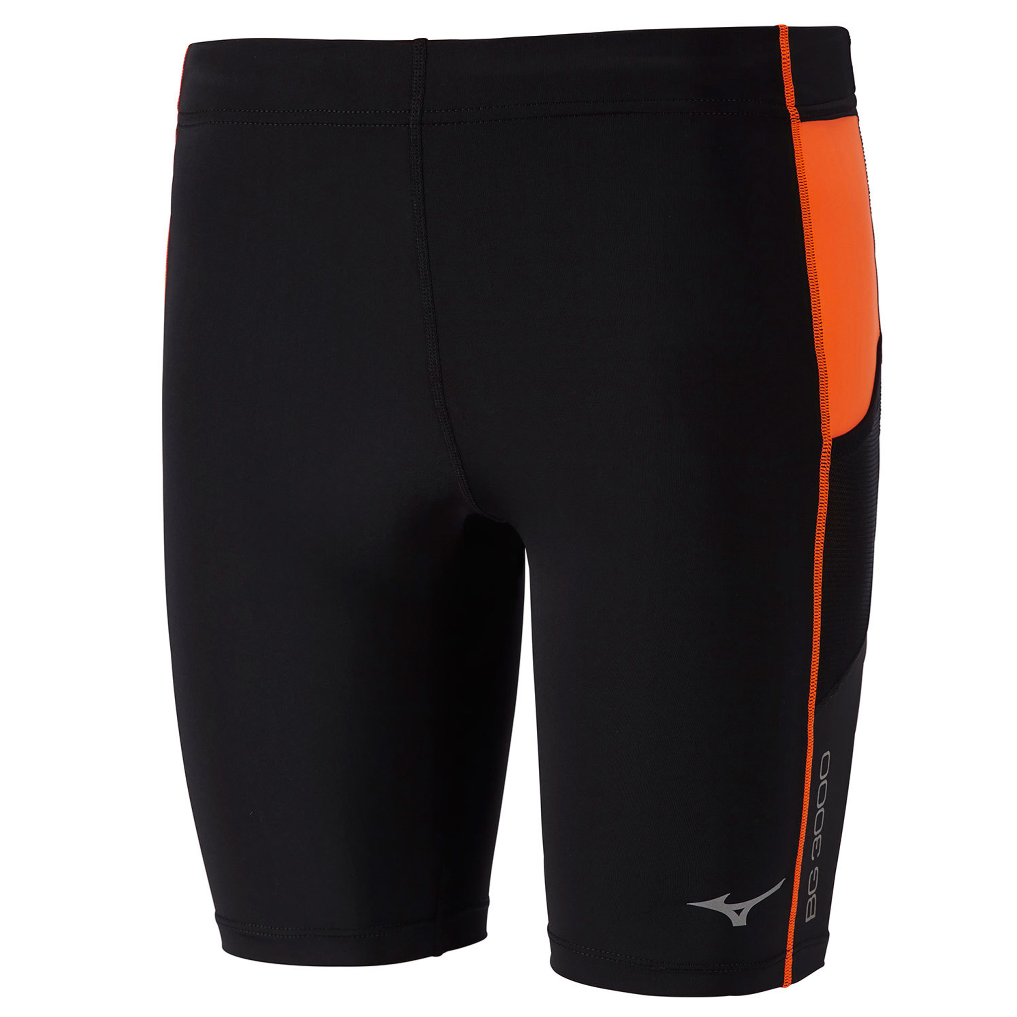 Mizuno Mid Mens Black Tights - X-Large