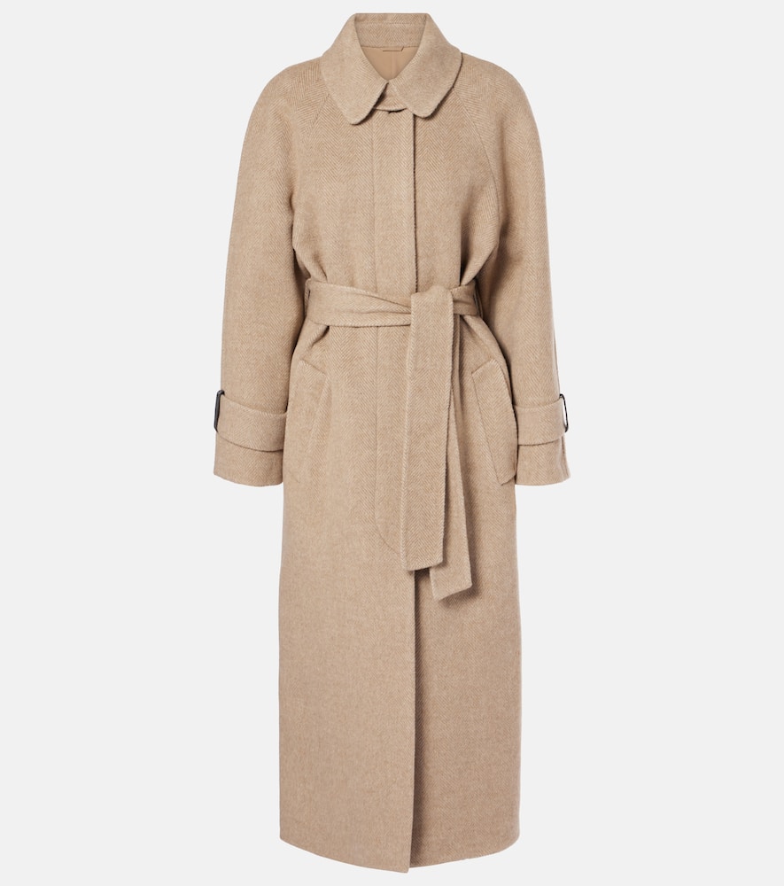 Wool and cashmere overcoat