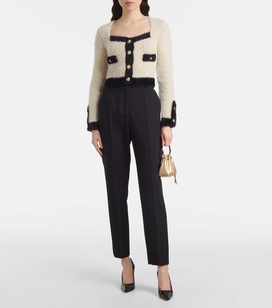 Lamé cardigan