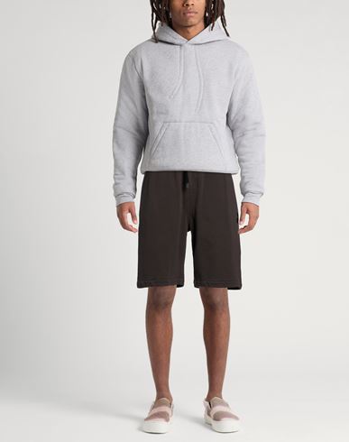 Man Shorts & Bermuda Shorts Charcoal Size L Cotton, Polyester, Polyamide
