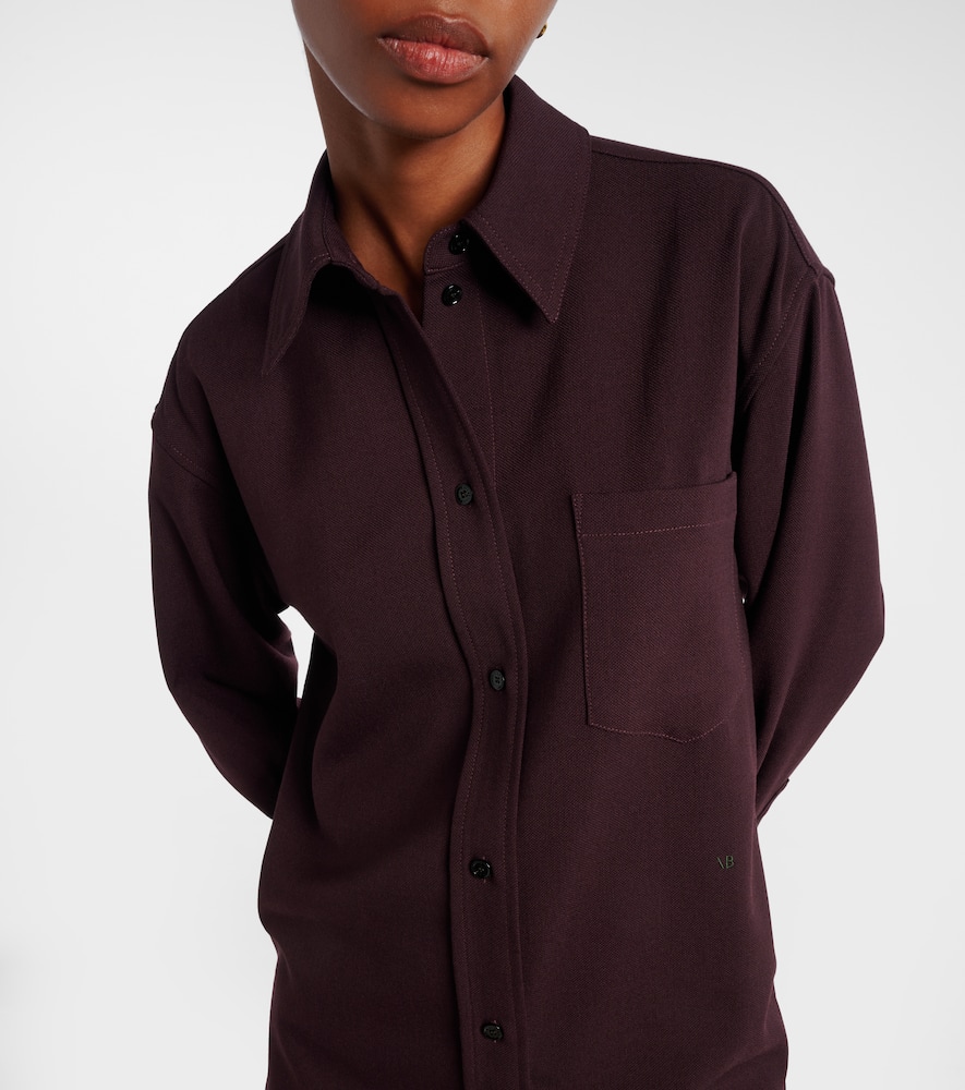 Satin pajama shirt
