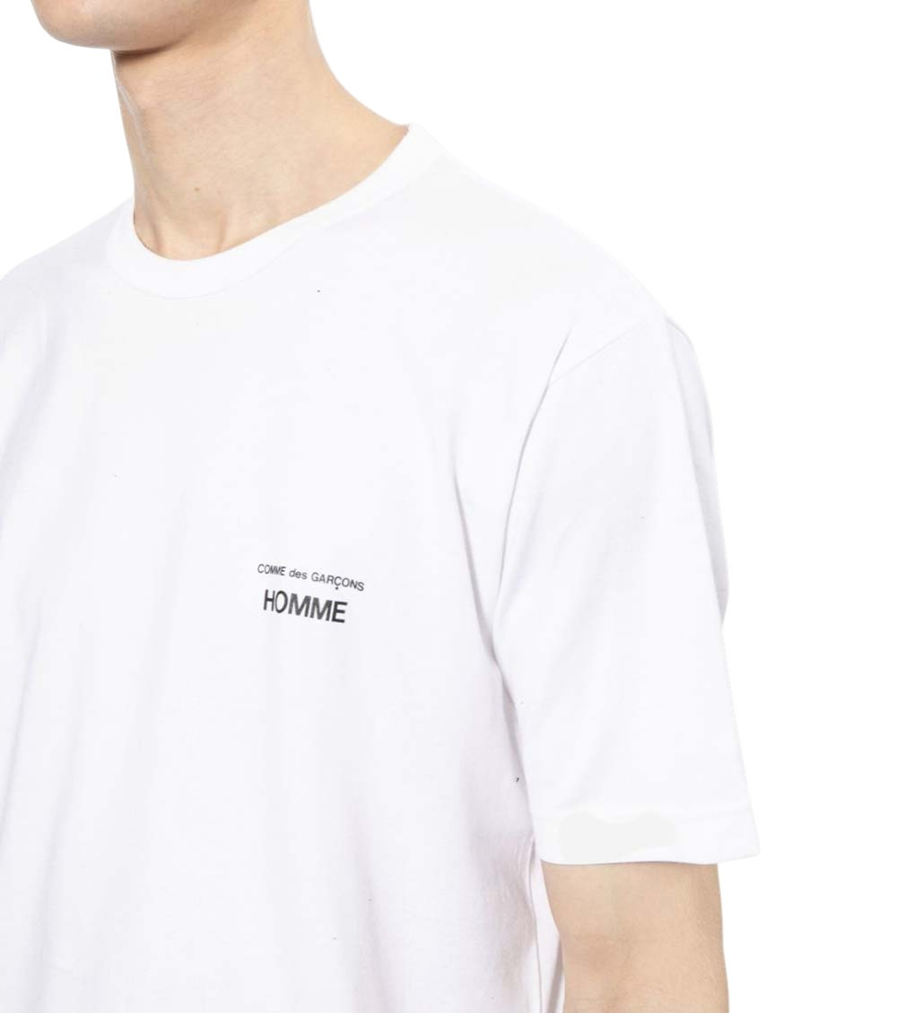 White Logo Crew Neck T-Shirt