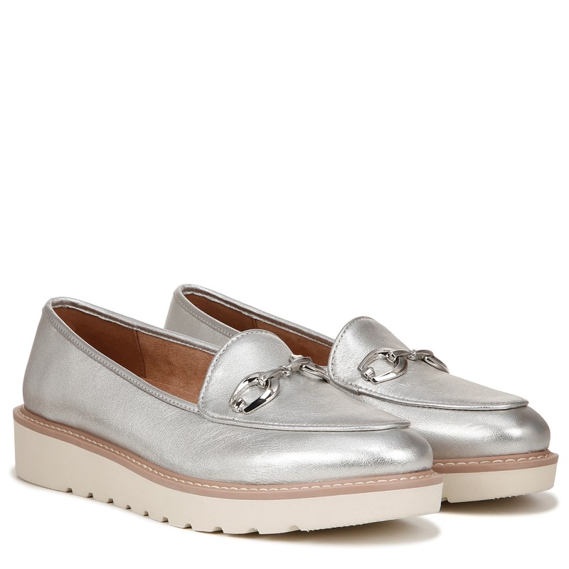Women's Adiline Bit Loafers (Silver Leather)