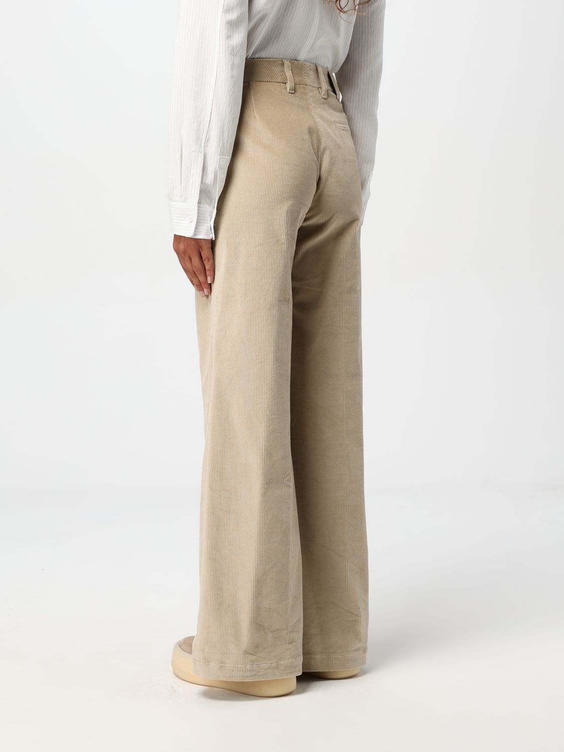 Jeans Woman color Beige