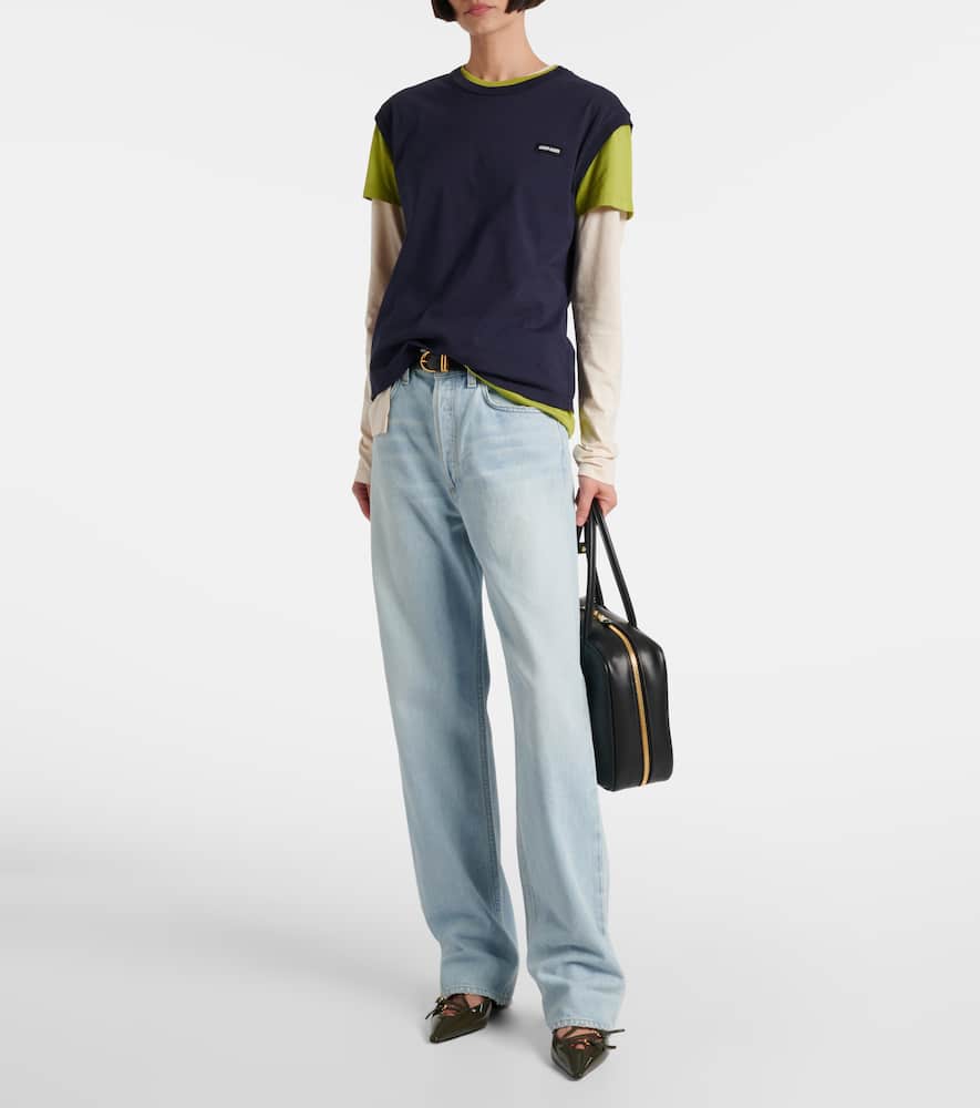 Kelly high-rise straight jeans