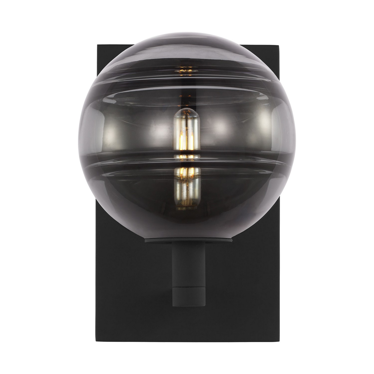 Nightshade Black LED Wall Sconce from the Sedona Collection