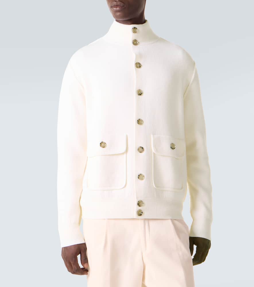 Wool and cashmere jacket