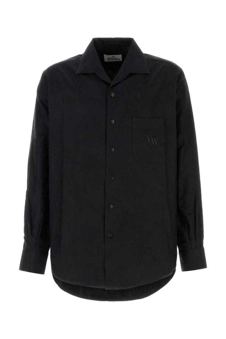 Black Cotton Shirt
