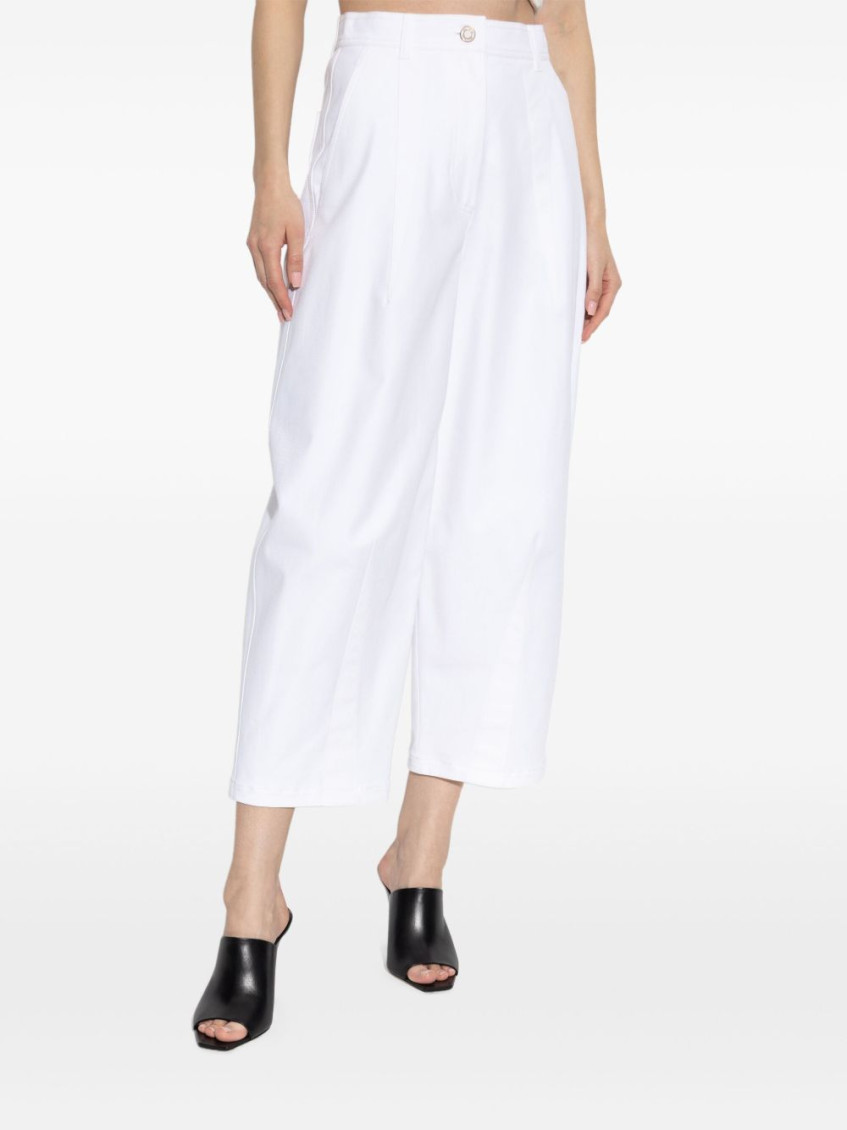 White Mina trousers