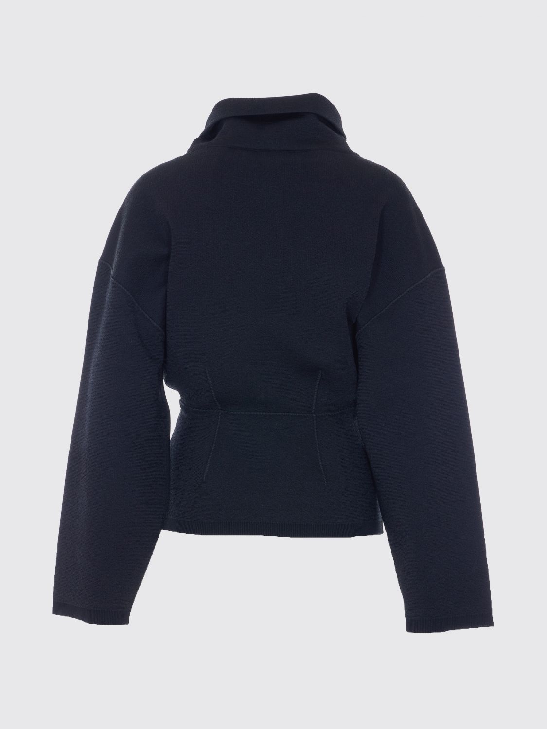 ALAÏA Slim-Fit Turtleneck Jumper in Silk Blend with Dropped Shoulders