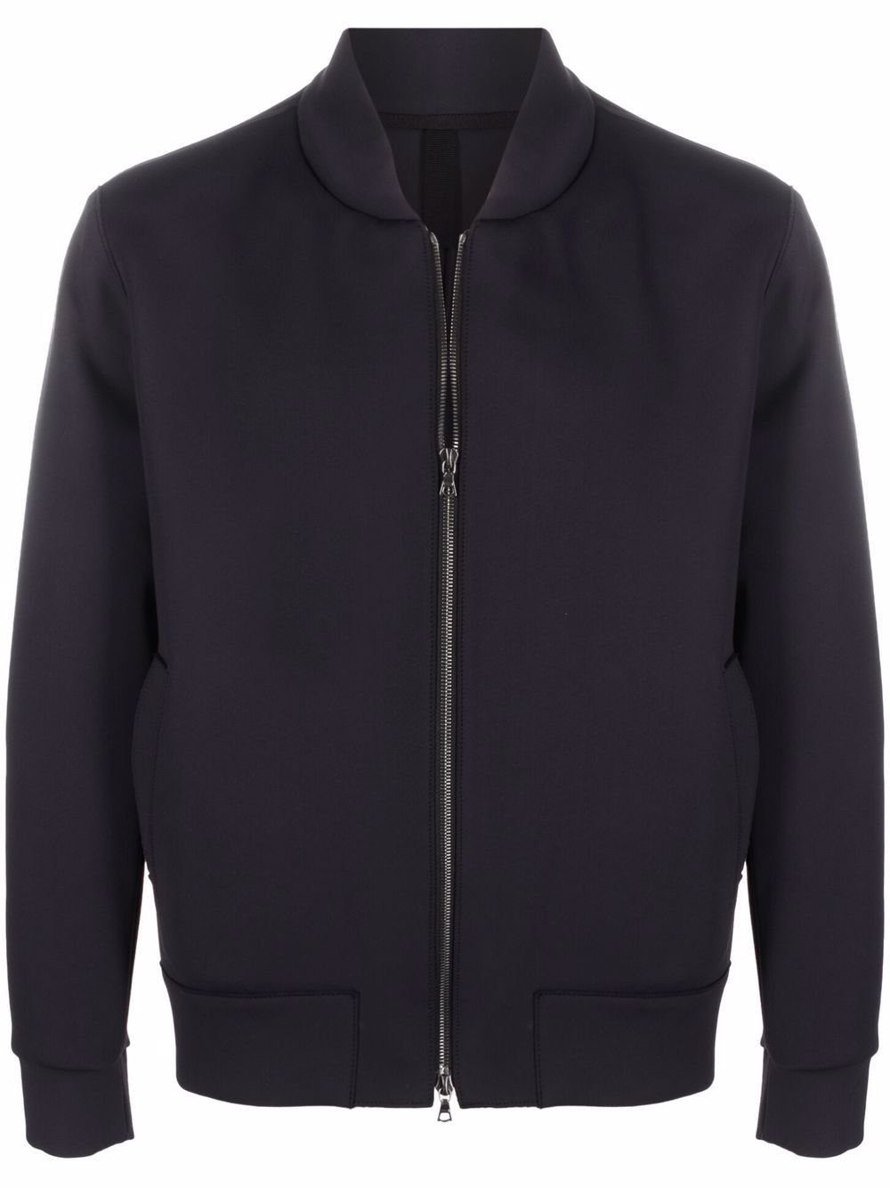 Two-pocket zip-up bomber jacket - Green