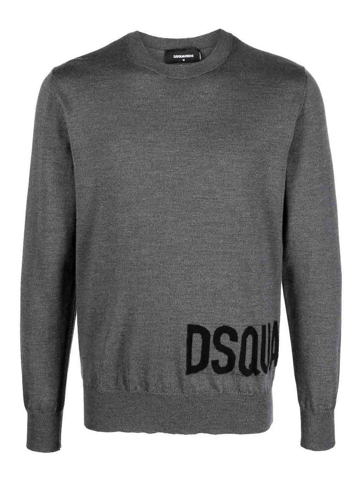 Dsq2 Virgin Wool Crew-neck Sweater