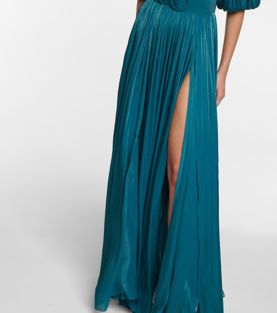 Exclusive to Mytheresa - Brennie iridescent georgette gown