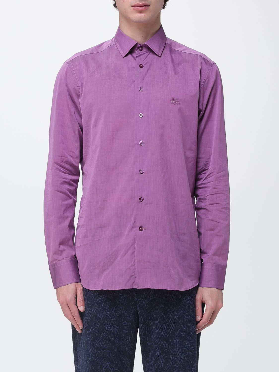 Shirt ETRO Men color Blue