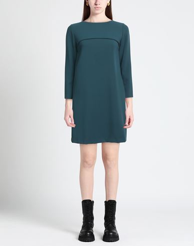 Woman Mini dress Deep teal Size XS Polyester, Rayon, Elastane