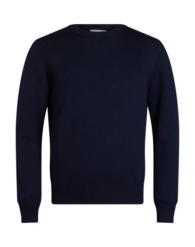 Man Sweater Midnight blue Size 40 Virgin Wool