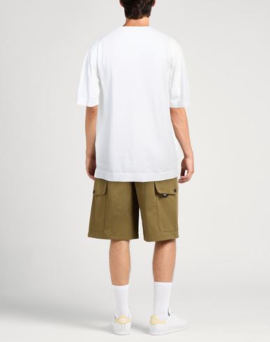 Alpha Studio Man Sweater White Size 44 Cotton, Polyester