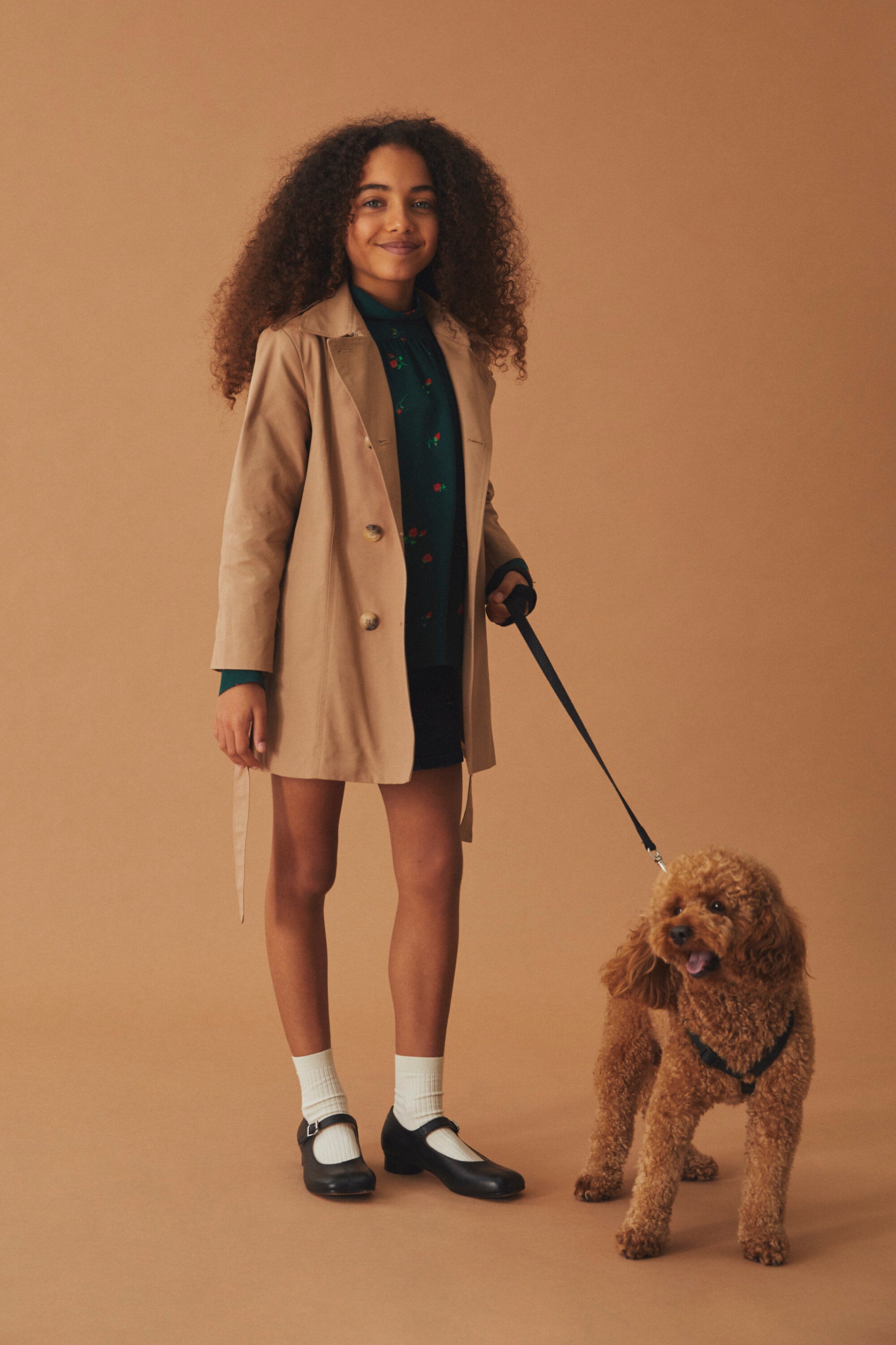 MAX & Co - Technical cotton trench coat - Girl - Beige