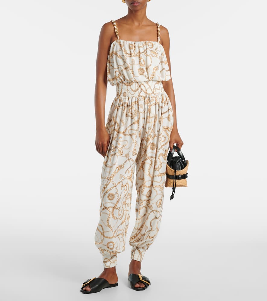 Chain printed jumpsuit