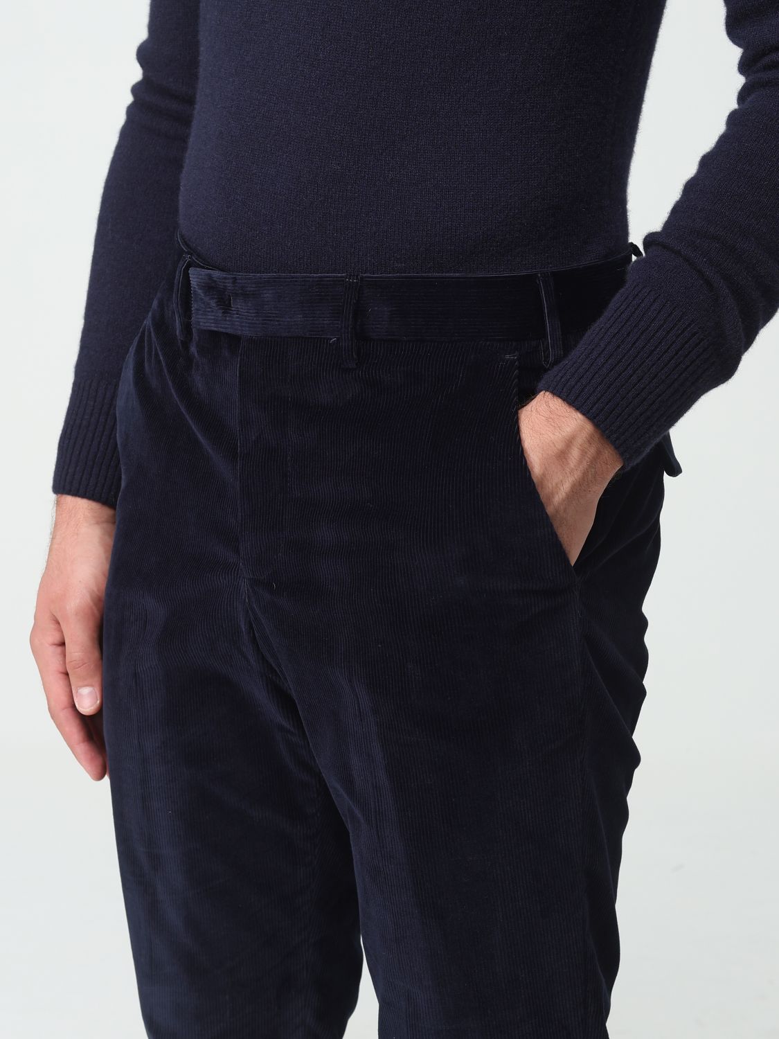 Pants Men color Blue