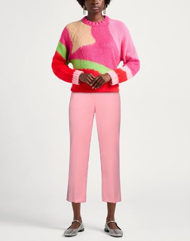 Seductive Woman Pants Pink Size 12 Polyester, Viscose, Elastane