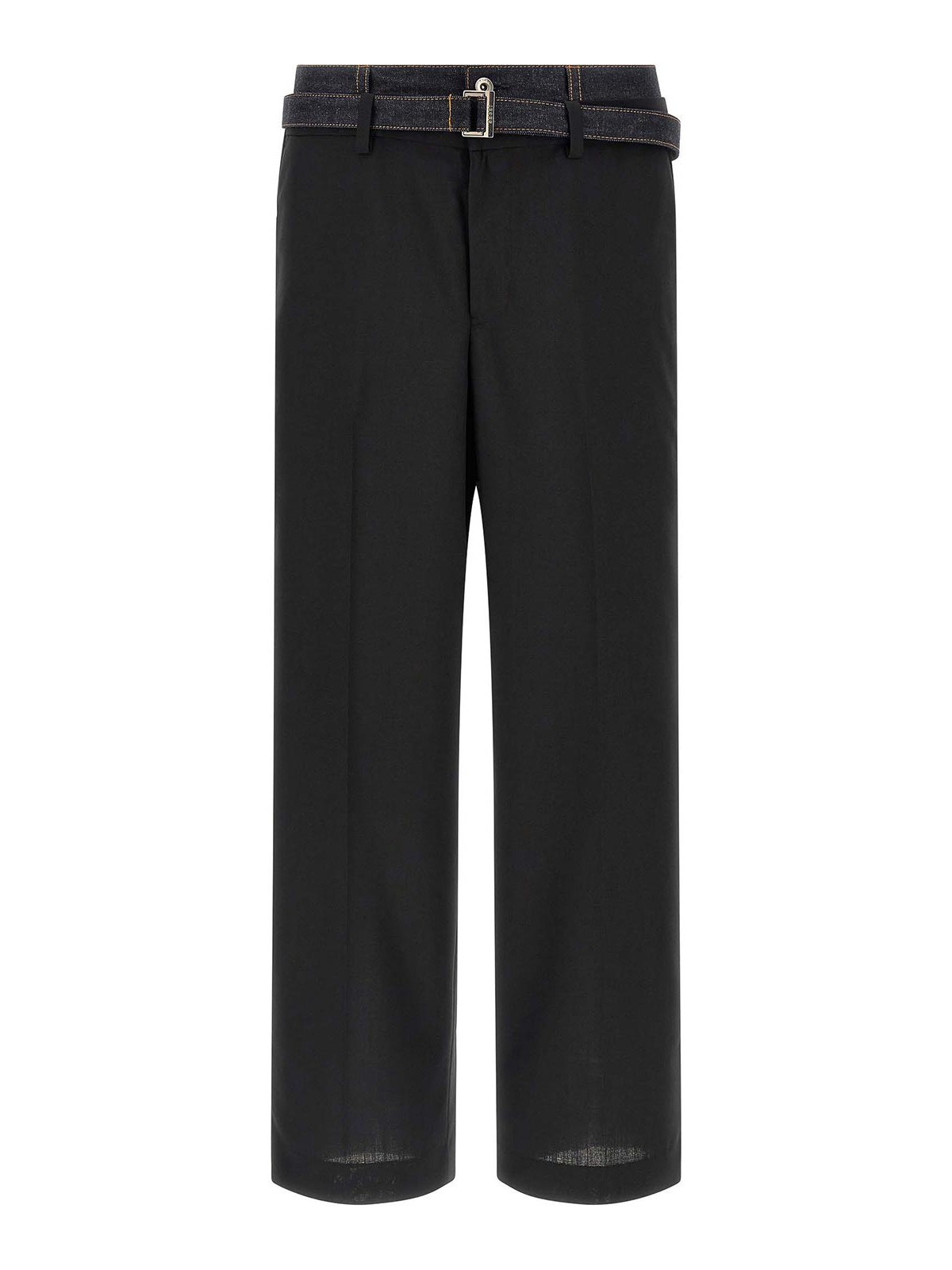 Denim Insert Pants