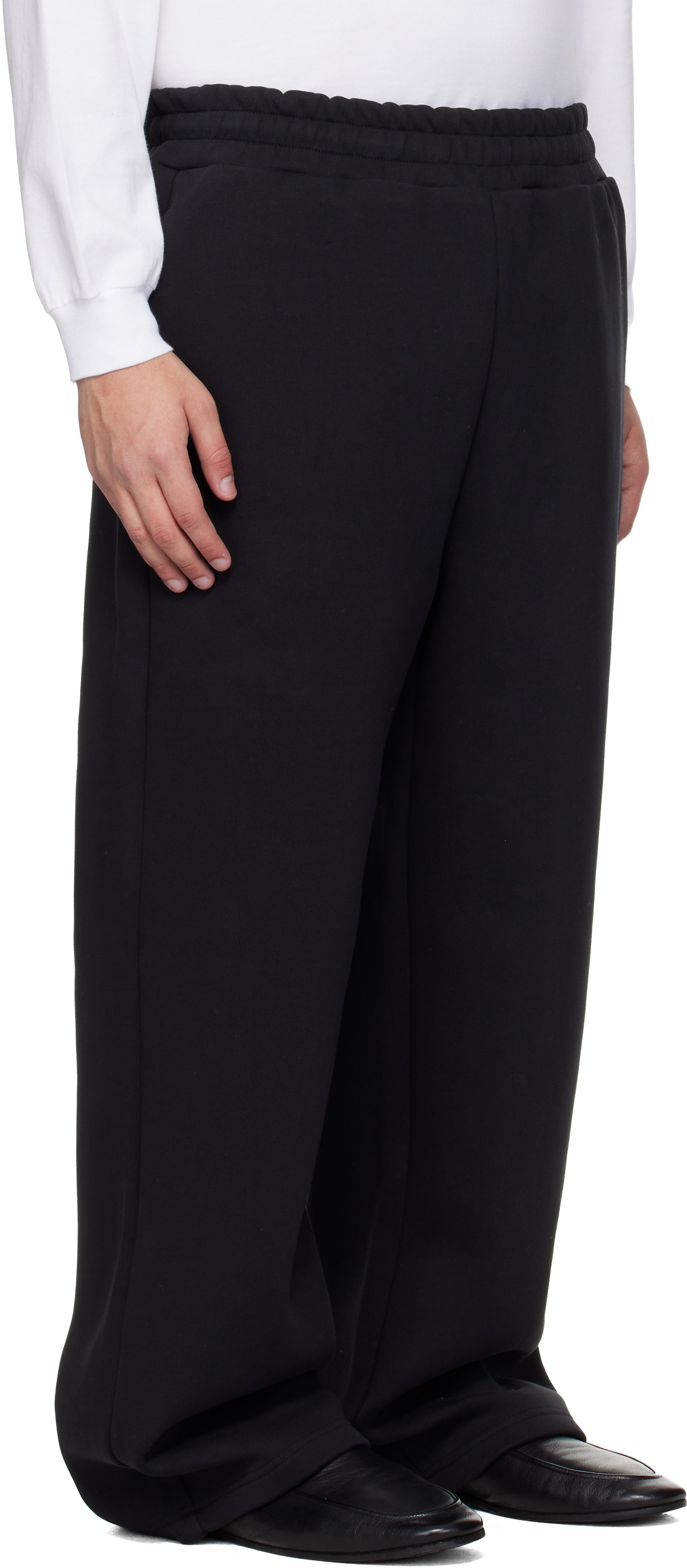 Black V2 Stacks Sweatpants