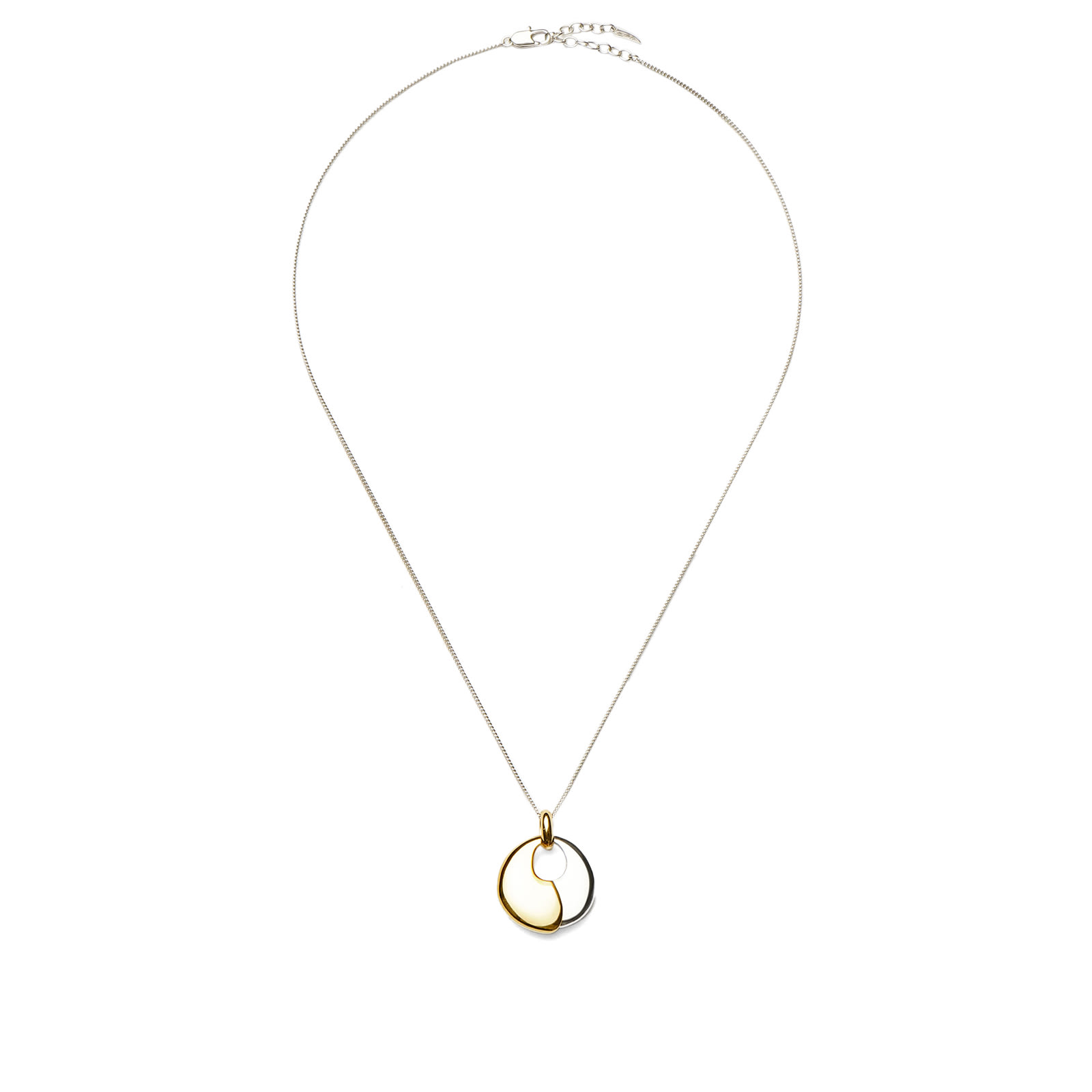 Missoma Women's Sculptural Pebble Pendant Necklace in Mixed 