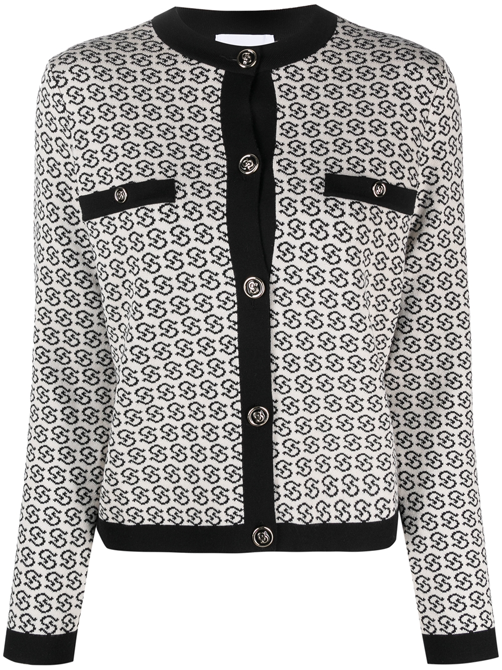 Gancini Galoure knitted jacket - Neutrals
