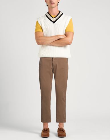 Roÿ Roger's Man Pants Light brown Size 33 Cotton, Elastane