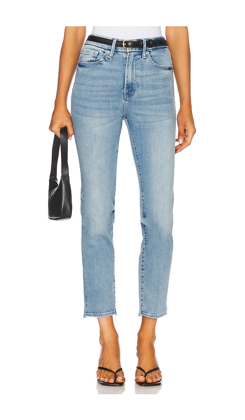 Good American Always Fits Good Classic Slim Straight Jeans in Blue. -  28-32 also in 00-4, 14-18