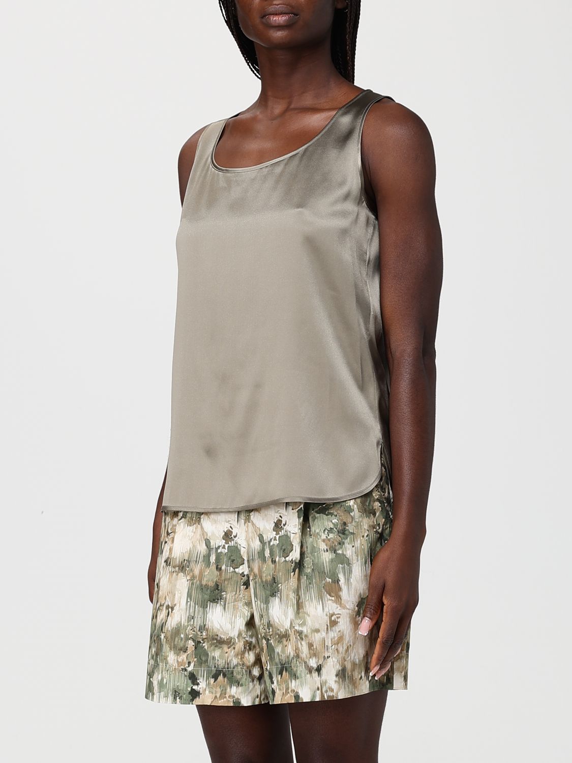 Top Woman color Green