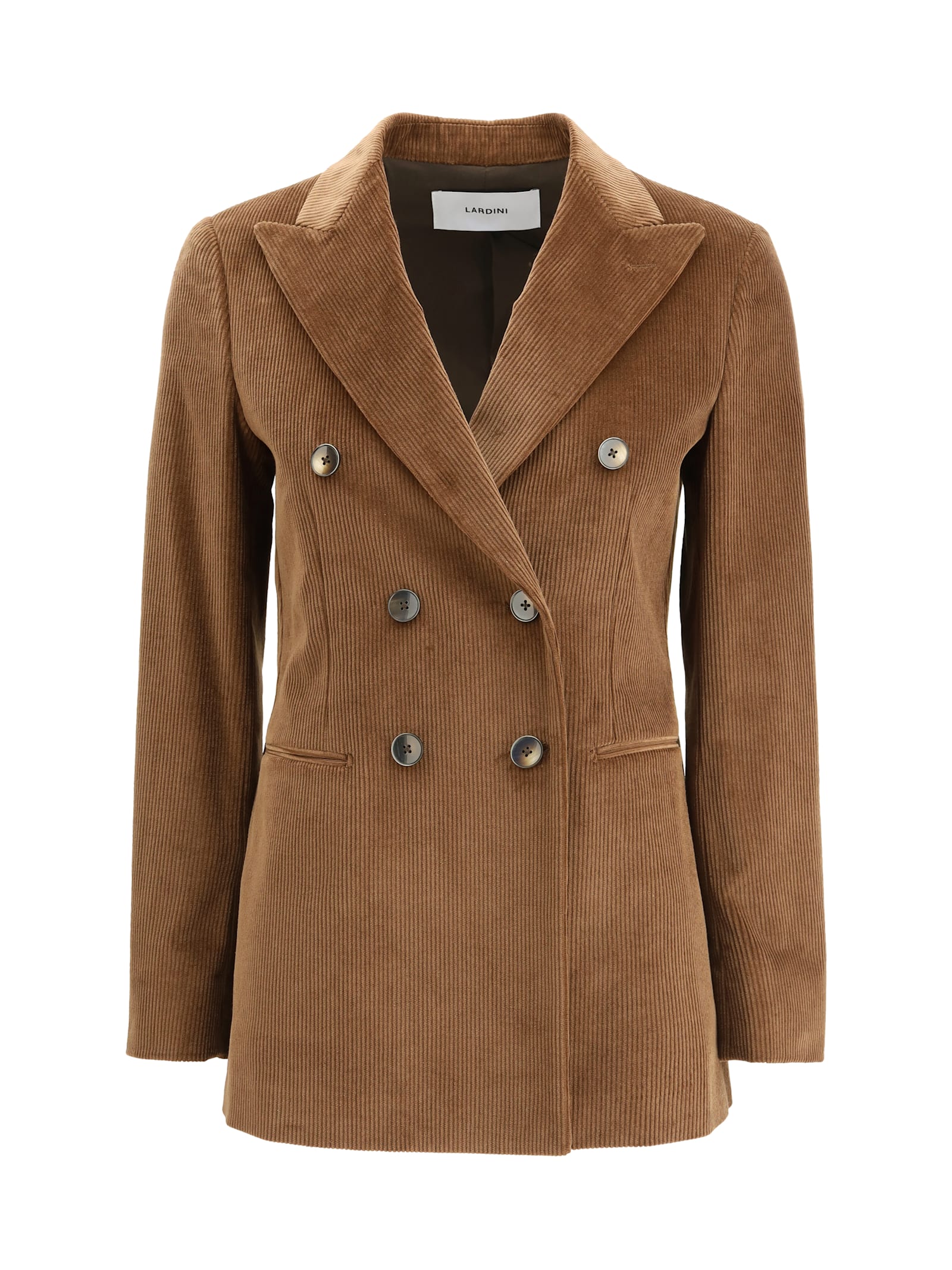Double-breasted Corduroy Blazer