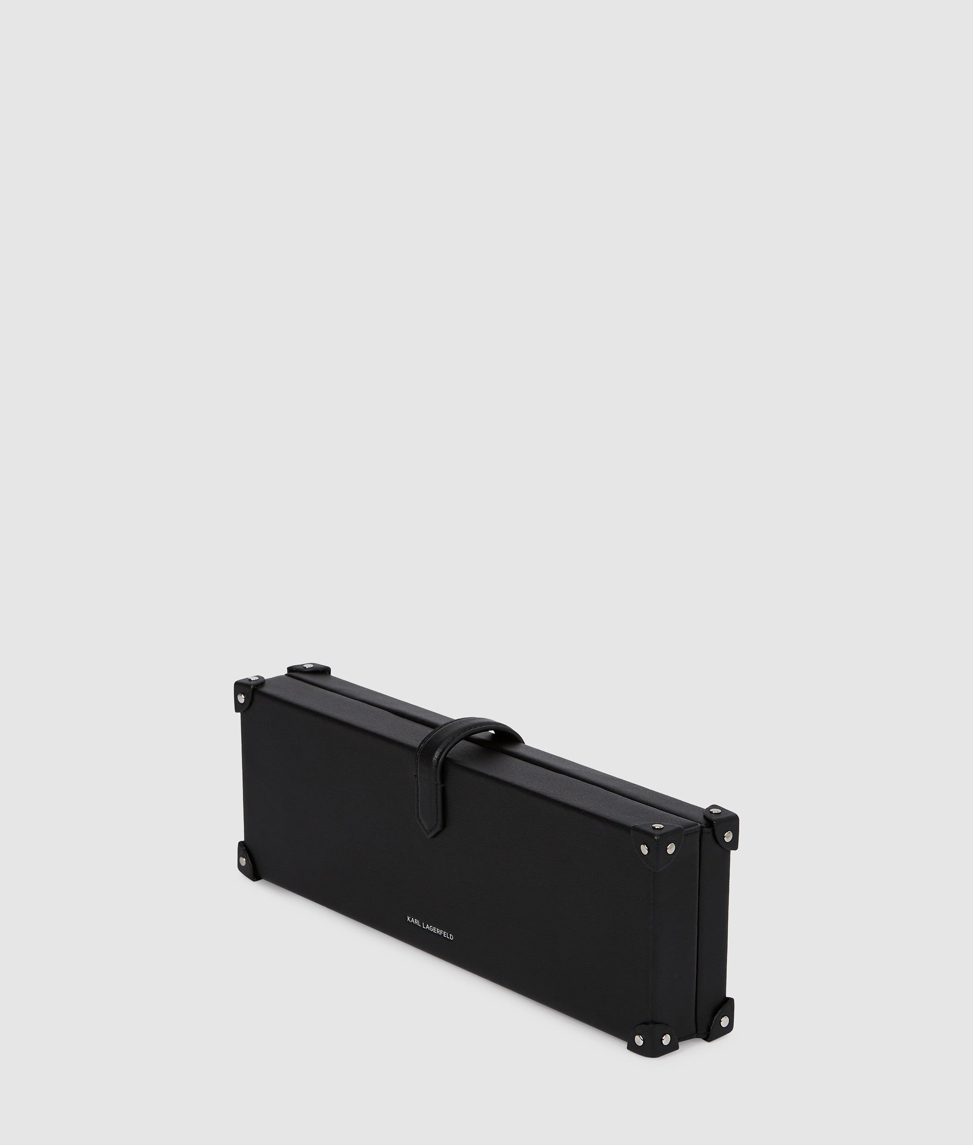 Karl Lagerfeld - K/autograph Padlock Trunk Clutch, Woman, Black, : One