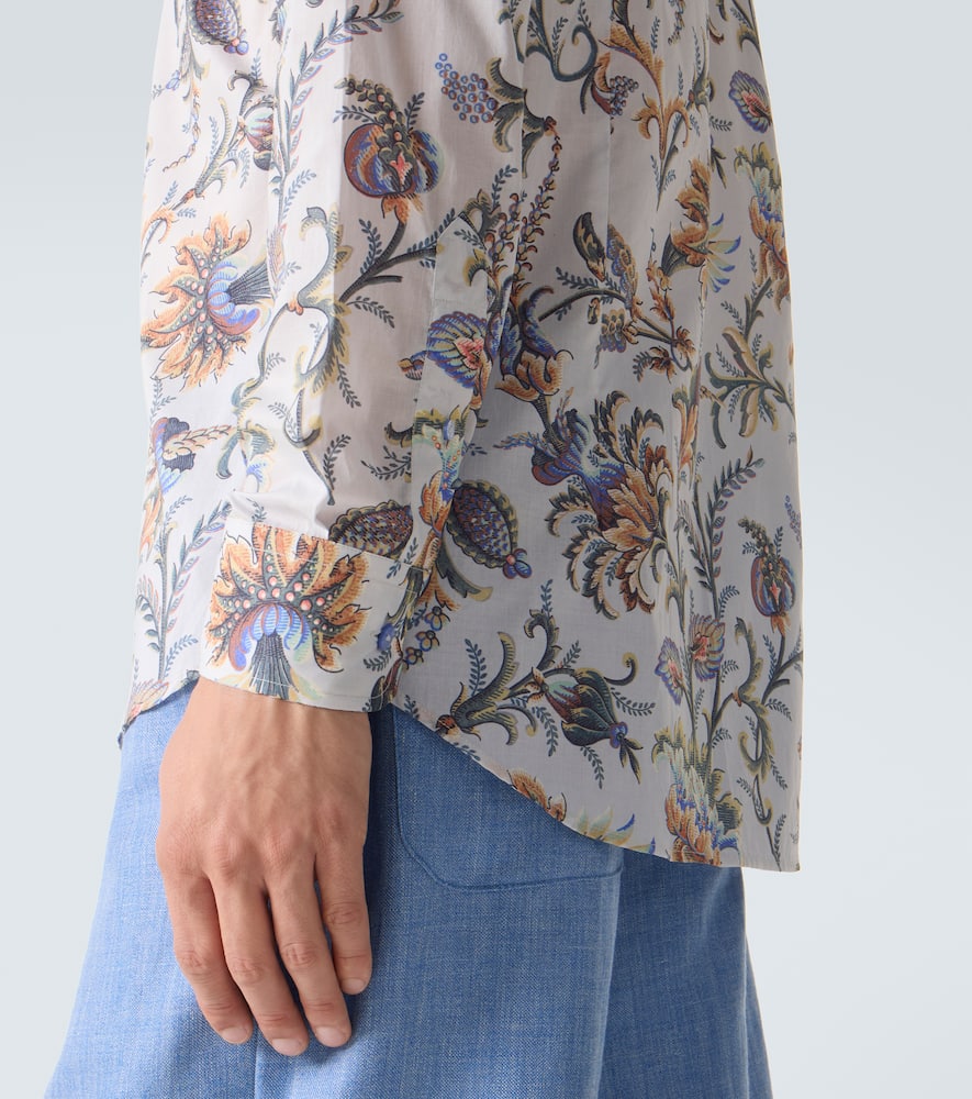 Floral cotton shirt