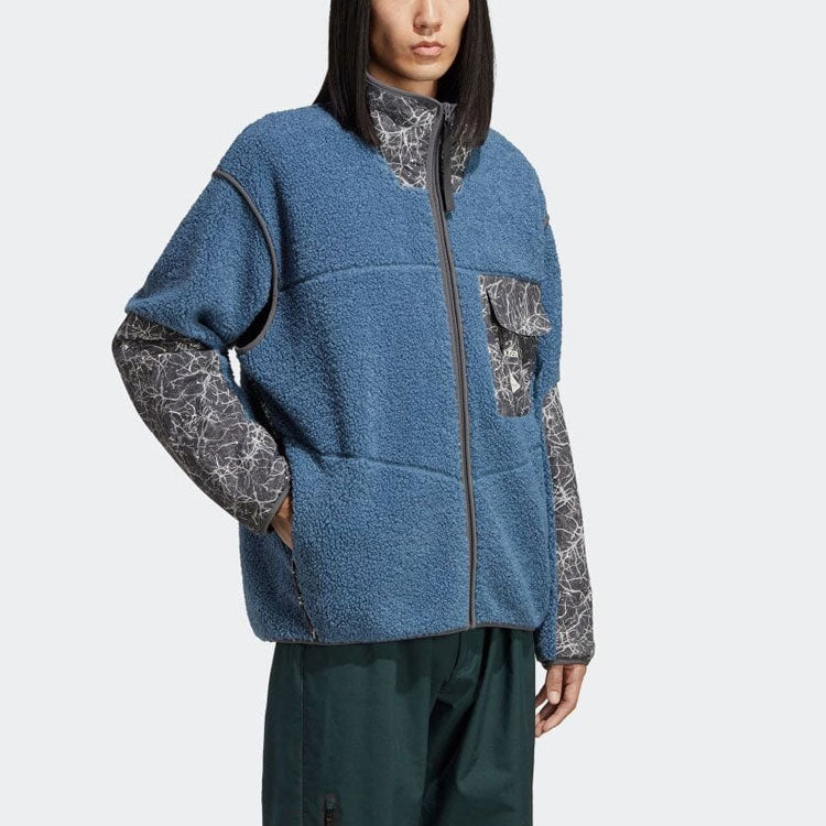 Terrex x And Wander Fleece Jacket 'Wonder Steel'