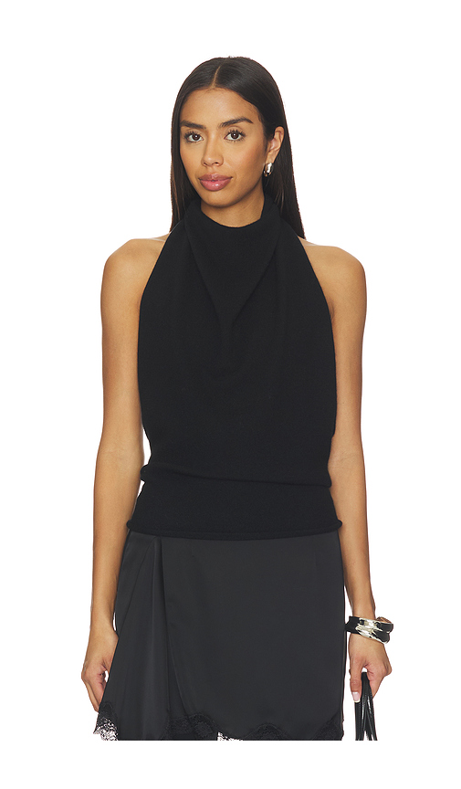 All My Love Tara Shawl Top in Black. XS. Also in S