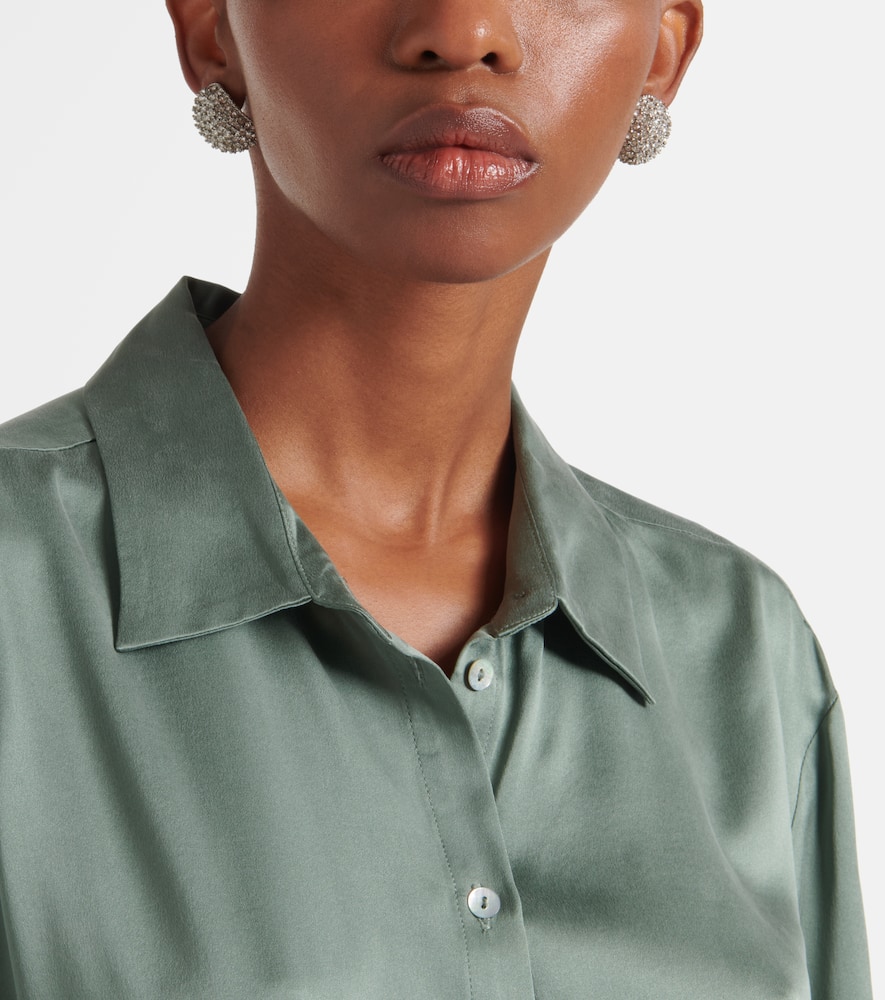 Jennifer Behr Tinsel crystal-embellished earrings