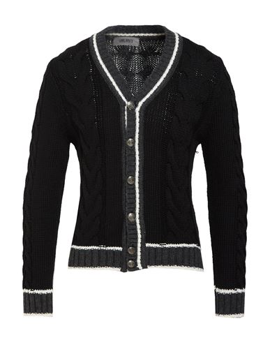 Man Cardigan Black Size S Wool, Polyacrylic, Alpaca wool, Viscose